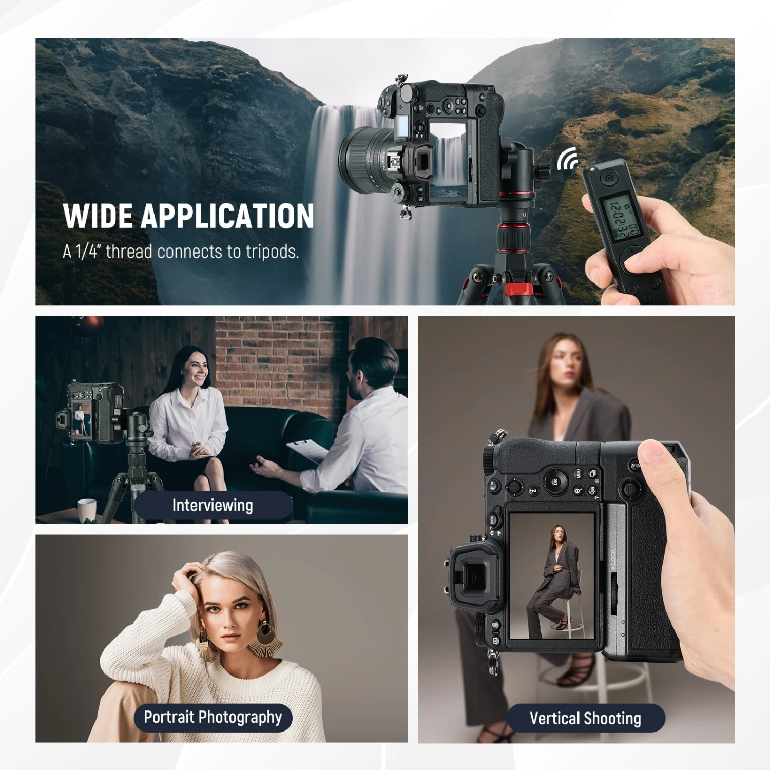 NEEWER MB-N11 Battery Grip For Nikon Z6 II And Z7 II With Remote Control 6 NEEWER MB-N11 Battery Grip For Nikon Z6 II And Z7 II With Remote Control - Image 6