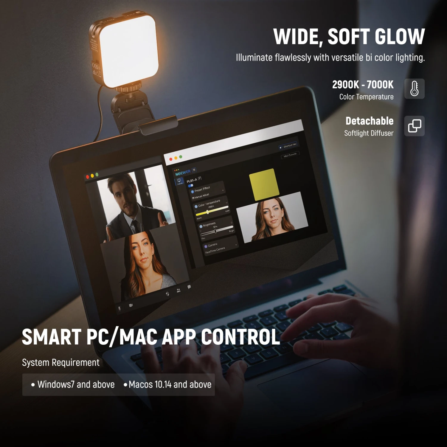 NEEWER PL81 PRO Professional LED Streaming Light 2 NEEWER PL81 PRO Professional LED Streaming Light - Image 2