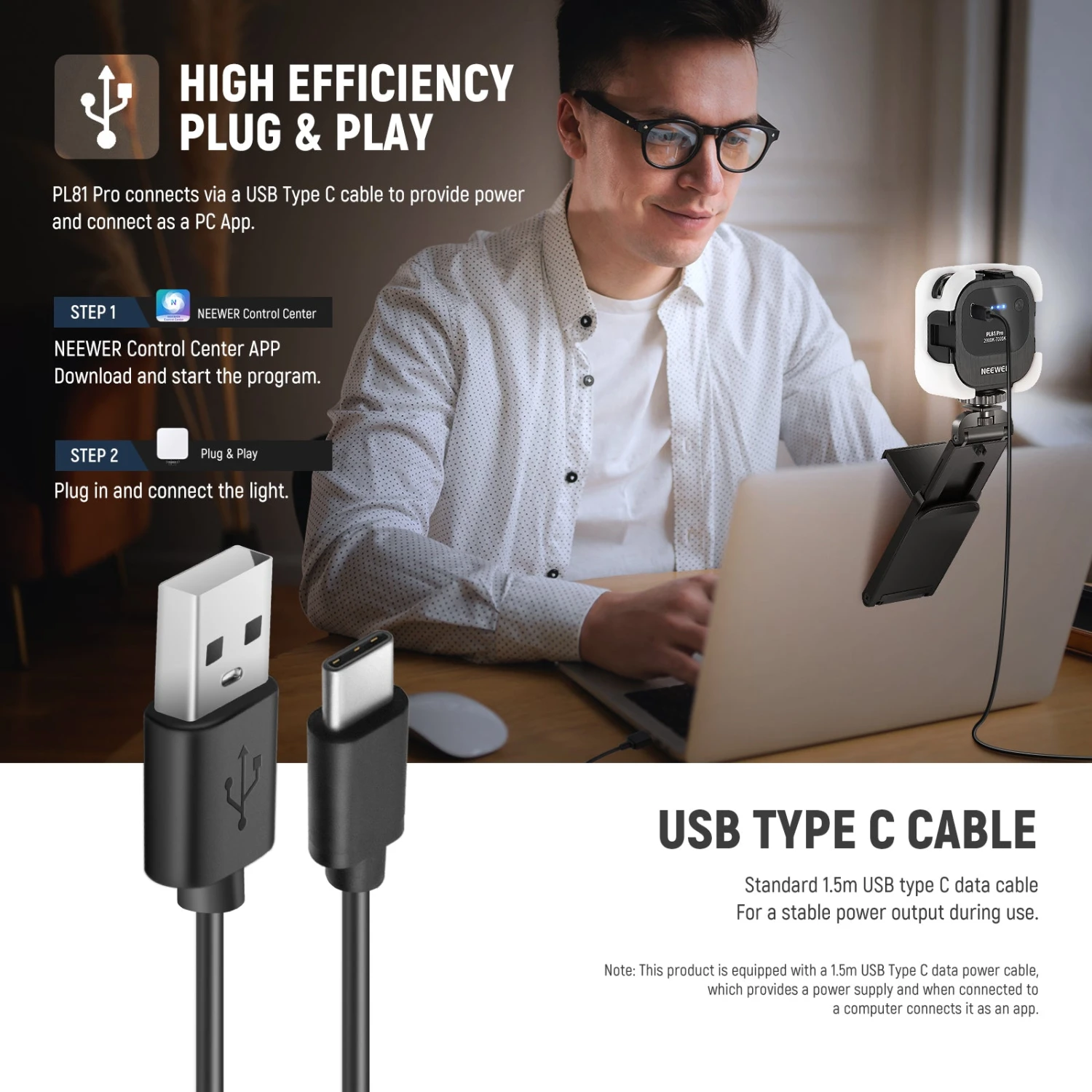 NEEWER PL81 PRO Professional LED Streaming Light 6 NEEWER PL81 PRO Professional LED Streaming Light - Image 6