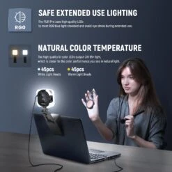 NEEWER PL81 PRO Professional LED Streaming Light 15 NEEWER PL81 PRO Professional LED Streaming Light -Photography Equipment 10102594 6