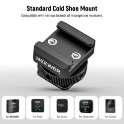 NEEWER UA030 Cold Shoe Mount Adapter For DJI Wireless Microphone 13 NEEWER UA030 Cold Shoe Mount Adapter For DJI Wireless Microphone -Photography Equipment 10102644 4
