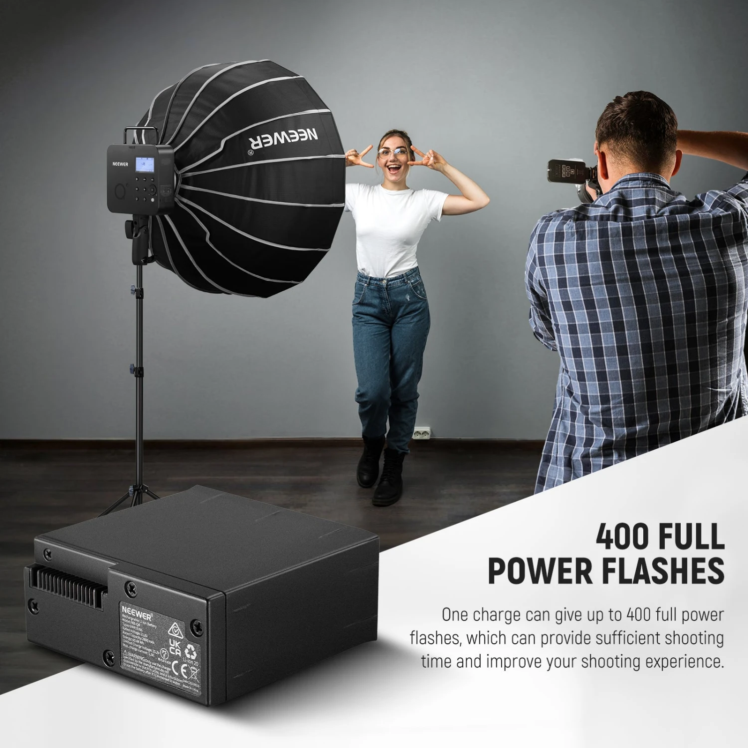 NEEWER NB-Q4 Q4 Battery Pack 3 NEEWER NB-Q4 Q4 Battery Pack - Image 3