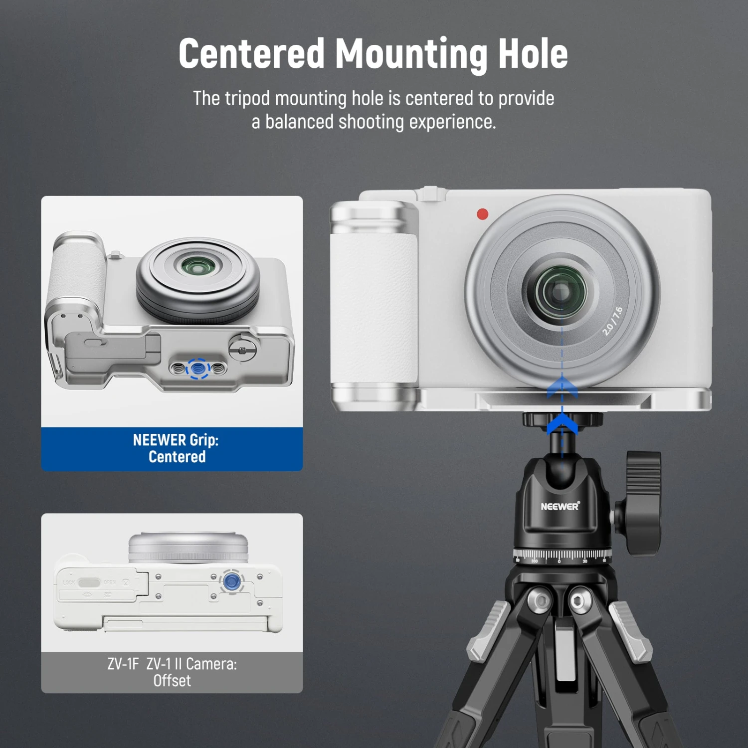 NEEWER CA030W L Plate For Sony ZV-1F ZV-1 II 6 NEEWER CA030W L Plate For Sony ZV-1F ZV-1 II - Image 6