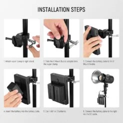 NEEWER PS010E NP-F Battery To V Mount Battery Converter Adapter -Photography Equipment 10102811 4