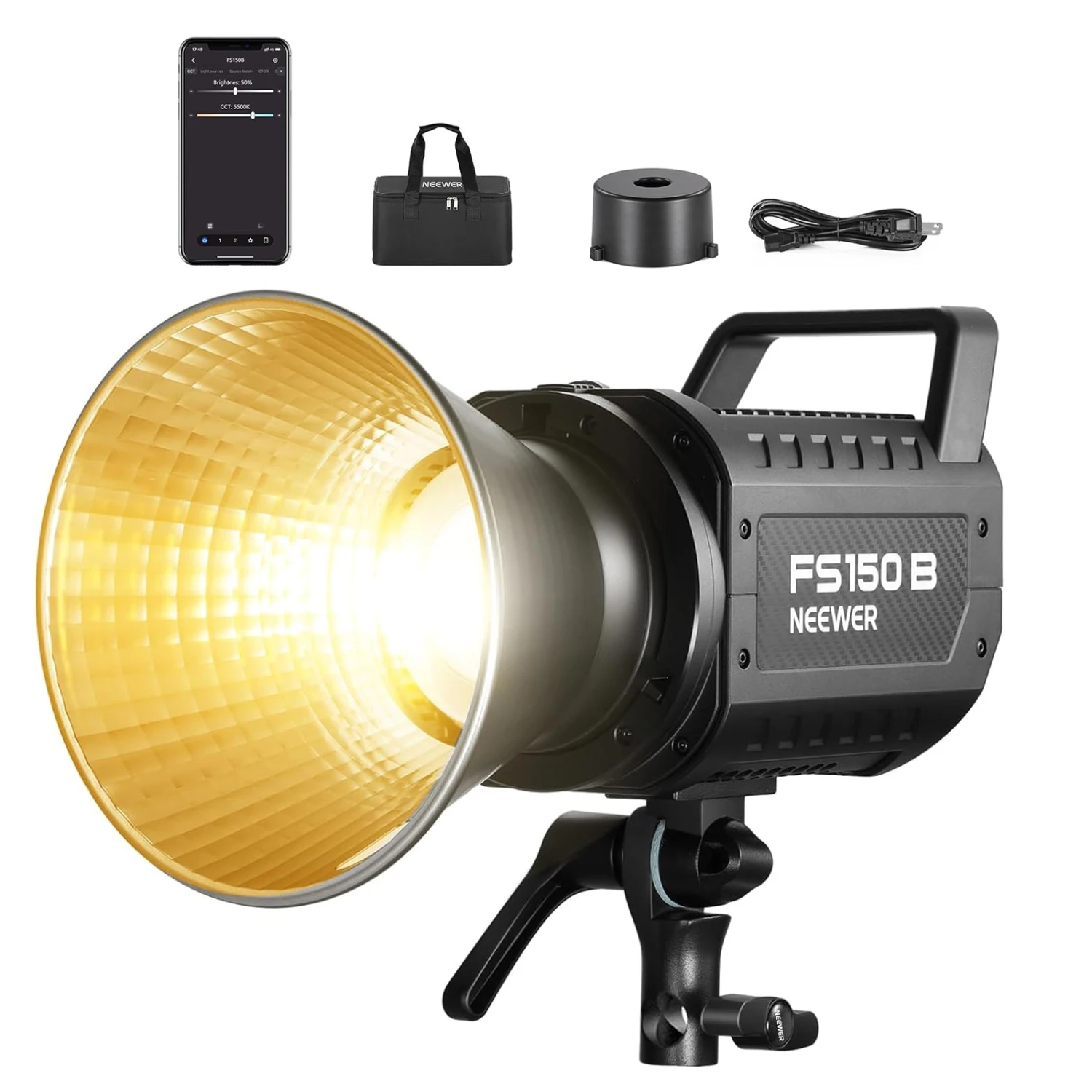 NEEWER FS150B 130W Bi-Color LED Video Light 1 NEEWER FS150B 130W Bi-Color LED Video Light