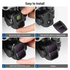NEEWER FL-A23 4-Pack ND & CPL Filter Set For DJI Air 3 -Photography Equipment 10102900 7