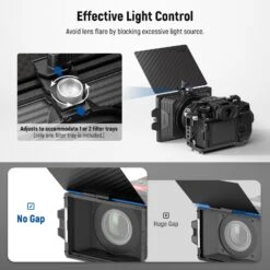 NEEWER PG002 Mini Matte Box With A 4"x5.65" Filter Tray -Photography Equipment 10102961 2