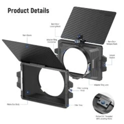 NEEWER PG002 Mini Matte Box With A 4"x5.65" Filter Tray -Photography Equipment 10102961 4