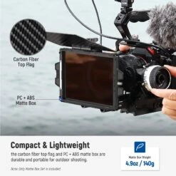 NEEWER PG002 Mini Matte Box With A 4"x5.65" Filter Tray -Photography Equipment 10102961 6 bb35753e 8249 44fa b3c5 6526832c133b