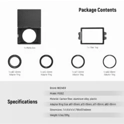 NEEWER PG002 Mini Matte Box With A 4"x5.65" Filter Tray -Photography Equipment 10102961 8