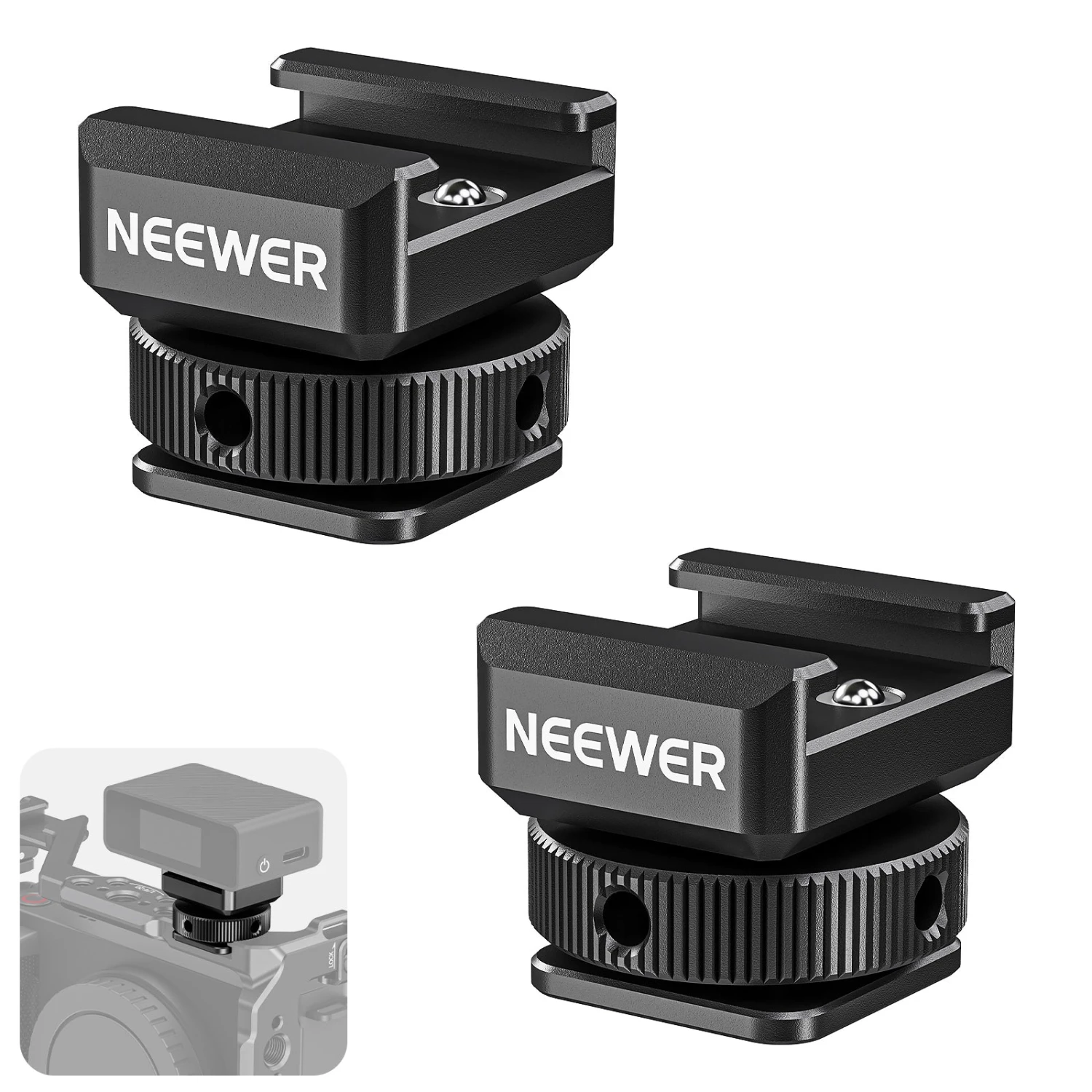 NEEWER UA030 Cold Shoe Mount Adapter For DJI Wireless Microphone 9 NEEWER UA030 Cold Shoe Mount Adapter For DJI Wireless Microphone - Image 9