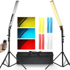 NEEWER BH20B Upgraded 21W LED Video Light Stick Kit 21 NEEWER BH20B Upgraded 21W LED Video Light Stick Kit -Photography Equipment 10103137