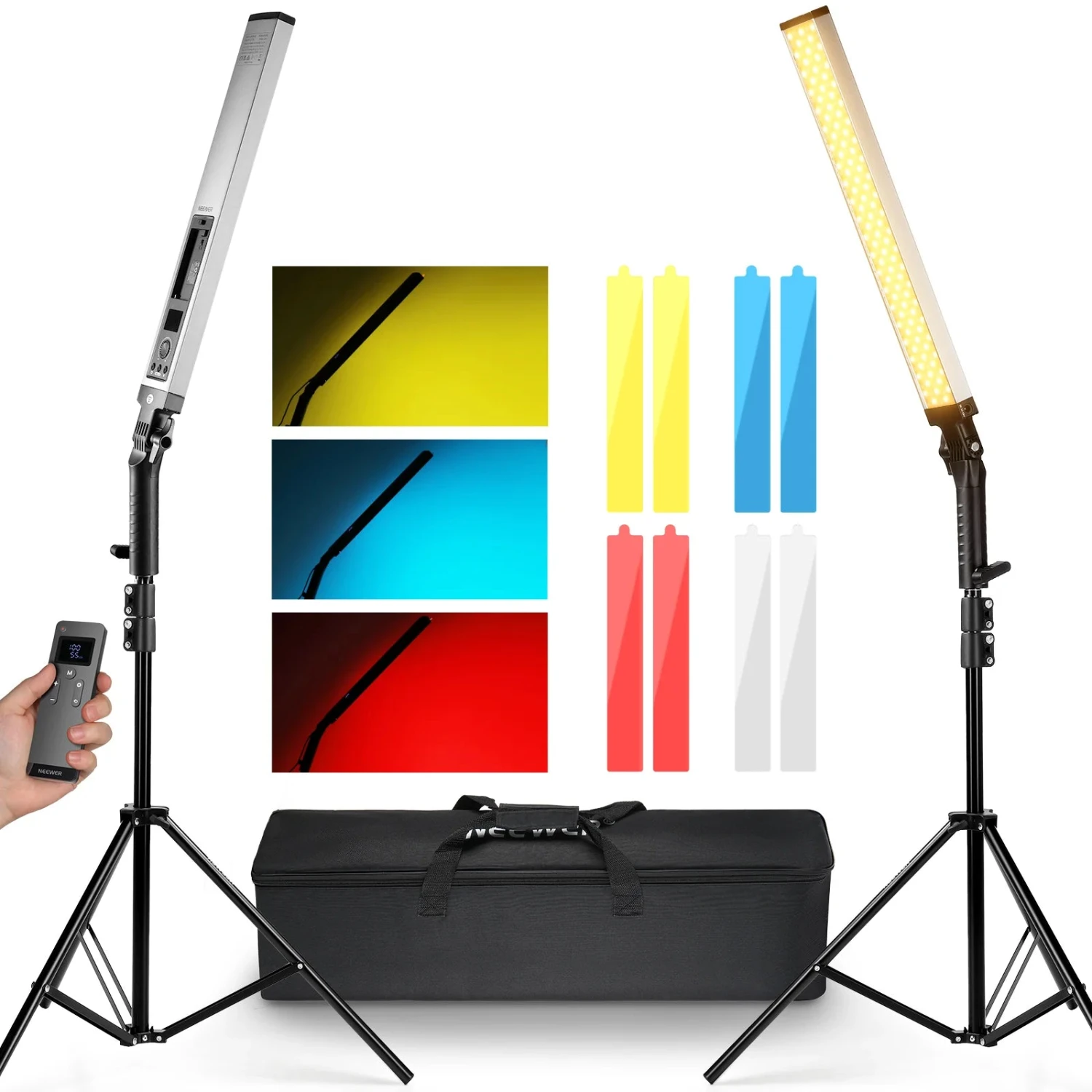 NEEWER BH20B Upgraded 21W LED Video Light Stick Kit 11 NEEWER BH20B Upgraded 21W LED Video Light Stick Kit - Image 11