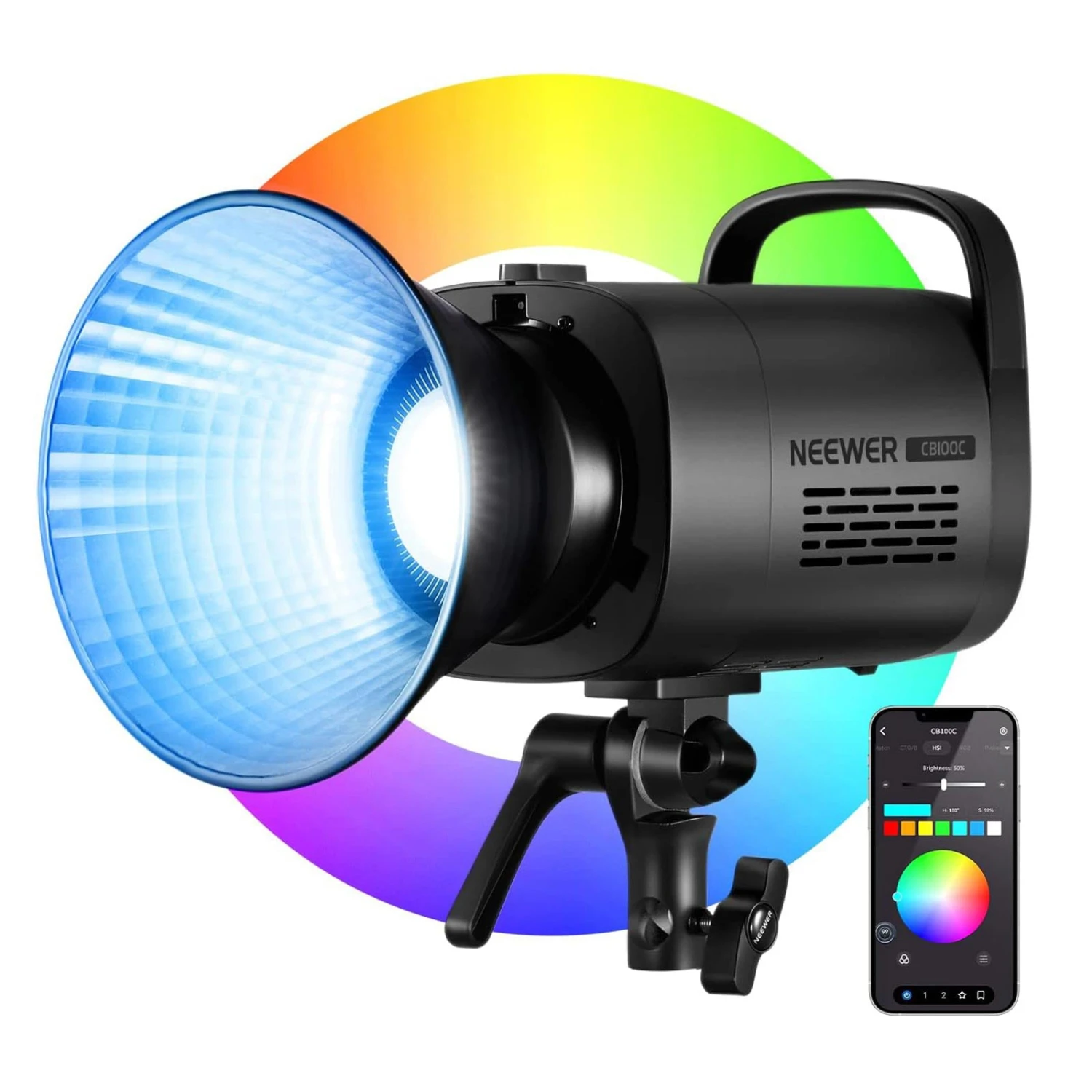 NEEWER CB100C 130W RGB LED Video Light 1 NEEWER CB100C 130W RGB LED Video Light
