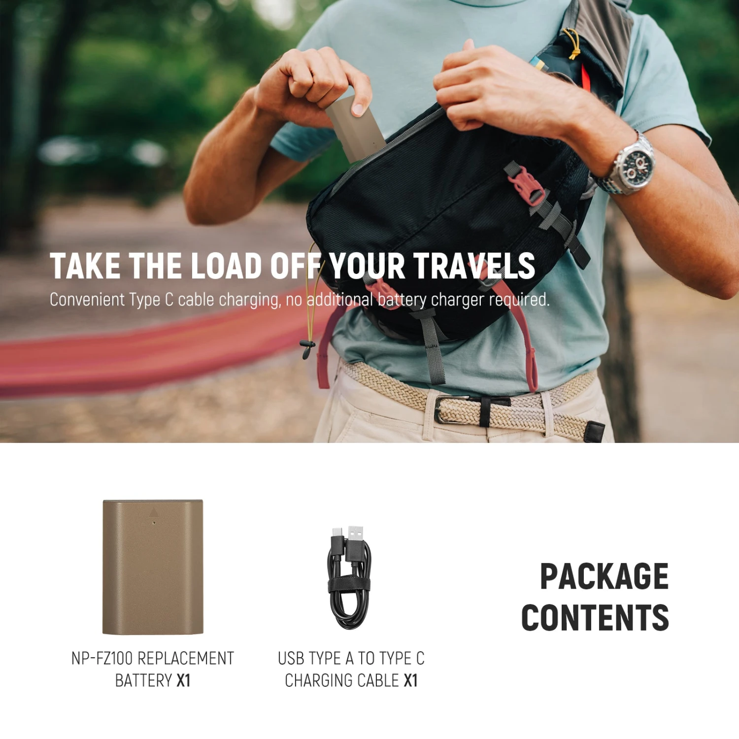 NEEWER NP-FZ100 2400mAh Replacement Battery For Sony 8 NEEWER NP-FZ100 2400mAh Replacement Battery For Sony - Image 8