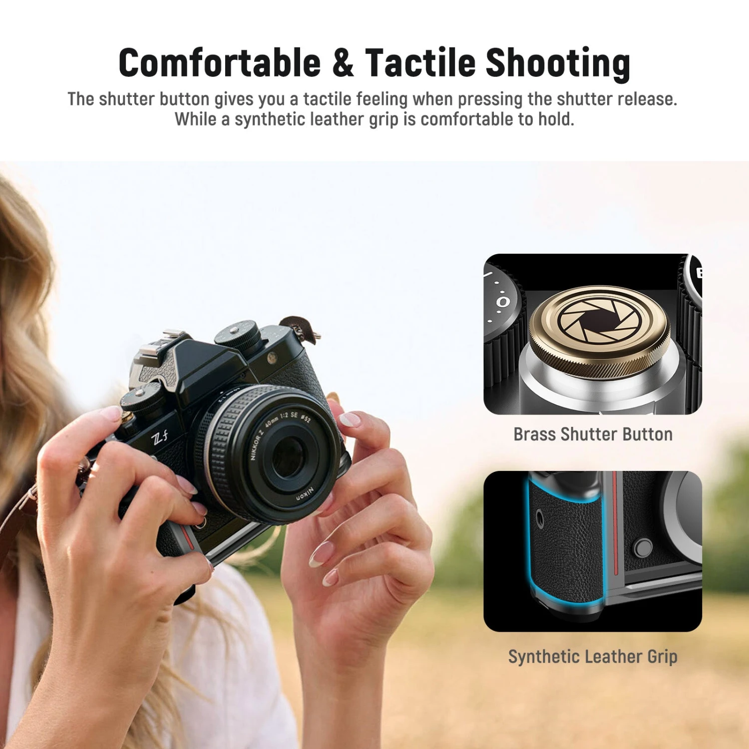 NEEWER CA063 L-Shape Handle For Nikon Z F 3 NEEWER CA063 L-Shape Handle For Nikon Z F - Image 3