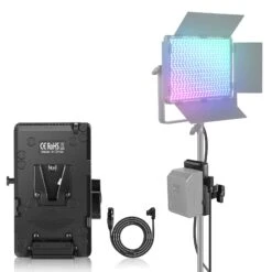 NEEWER PS008 K3 V Mount Battery Plate & D Tap To 4 Pin XLR Cable For PL60C