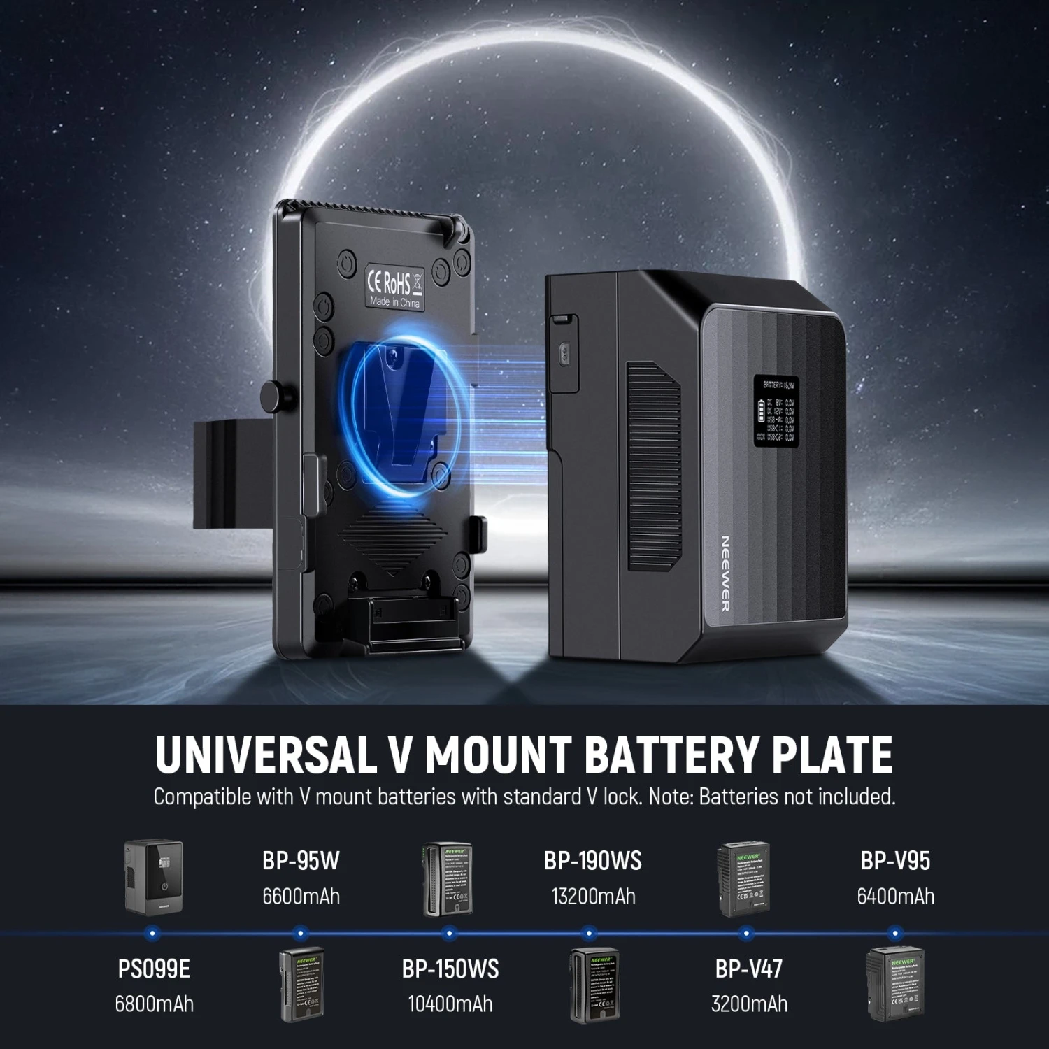 NEEWER PS008 K3 V Mount Battery Plate & D Tap To 4 Pin XLR Cable For PL60C 3 NEEWER PS008 K3 V Mount Battery Plate & D Tap To 4 Pin XLR Cable For PL60C - Image 3