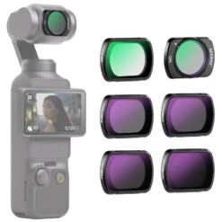 NEEWER FL-P6 6-Pack Magnetic ND/CPL/UV Filter Set For DJI Osmo Pocket 3