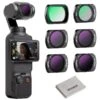 NEEWER FL-P7 6-Pack Magnetic ND/PL/UV/CPL Filter Set For DJI Osmo Pocket 3