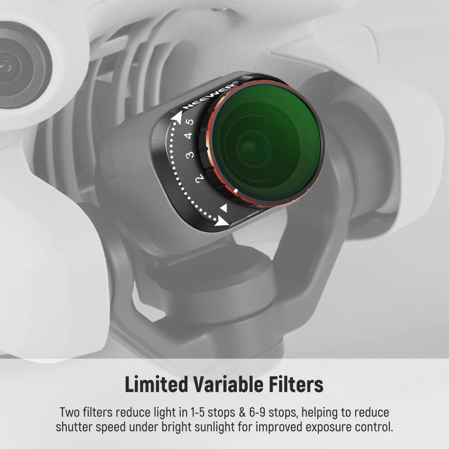 NEEWER FL-33 4-Pack Variable ND Filter Set For DJI Mini 4 Pro 2 NEEWER FL-33 4-Pack Variable ND Filter Set For DJI Mini 4 Pro - Image 2