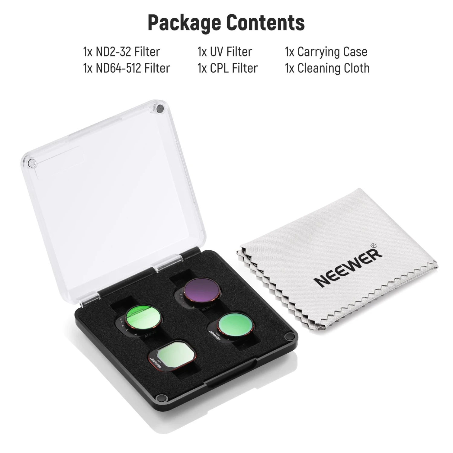 NEEWER FL-33 4-Pack Variable ND Filter Set For DJI Mini 4 Pro 9 NEEWER FL-33 4-Pack Variable ND Filter Set For DJI Mini 4 Pro - Image 9