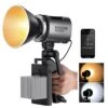 NEEWER MS60B Bi-Color LED Video Light Handheld Spotlight