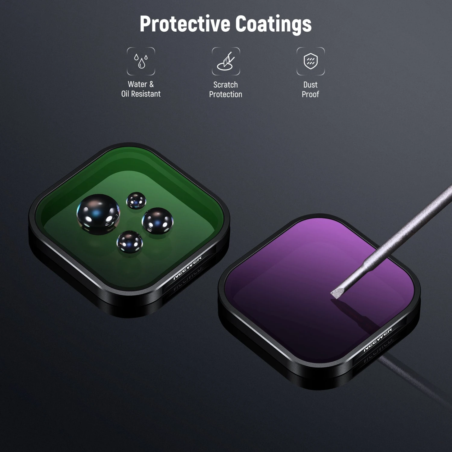 NEEWER 4 Pack ND & CPL Filter Set For Insta360 Ace Pro 7 NEEWER 4 Pack ND & CPL Filter Set For Insta360 Ace Pro - Image 7