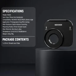 NEEWERPA035 37mm Thread Lens Backplate For IPhone 15 Pro/Pro Max Cage -Photography Equipment 10103573 6