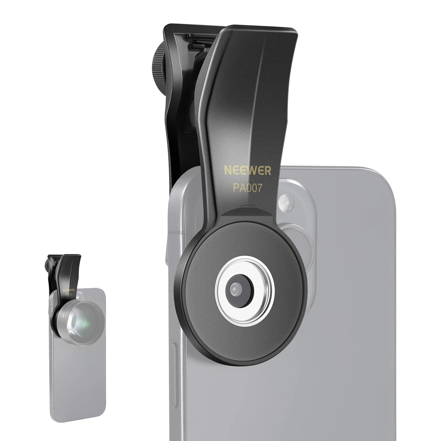 NEEWER PA007 Universal Phone Clamp For 17mm Threaded Lens 1 NEEWER PA007 Universal Phone Clamp For 17mm Threaded Lens