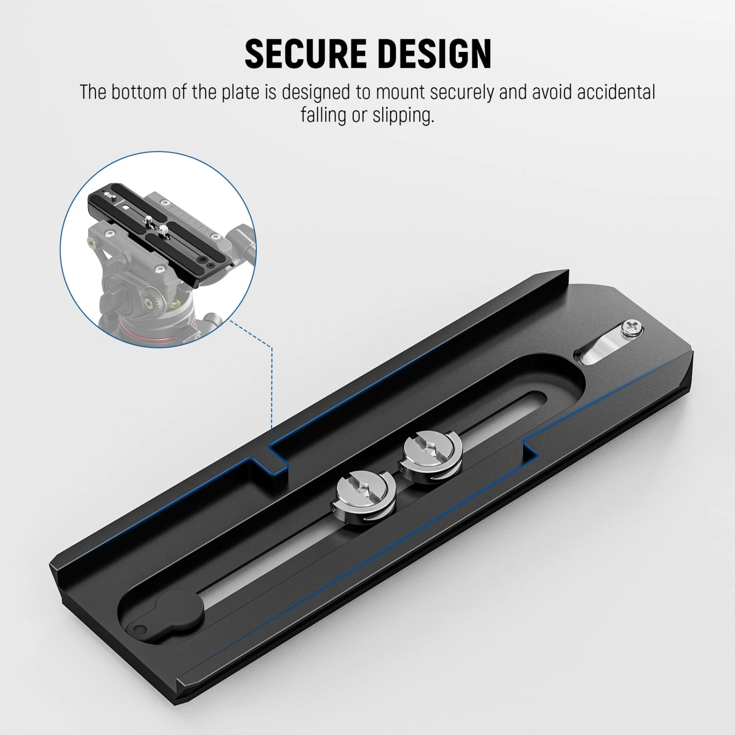 NEEWER QR6 Quick Release Plate For 501PL 504PL 3 NEEWER QR6 Quick Release Plate For 501PL 504PL - Image 3