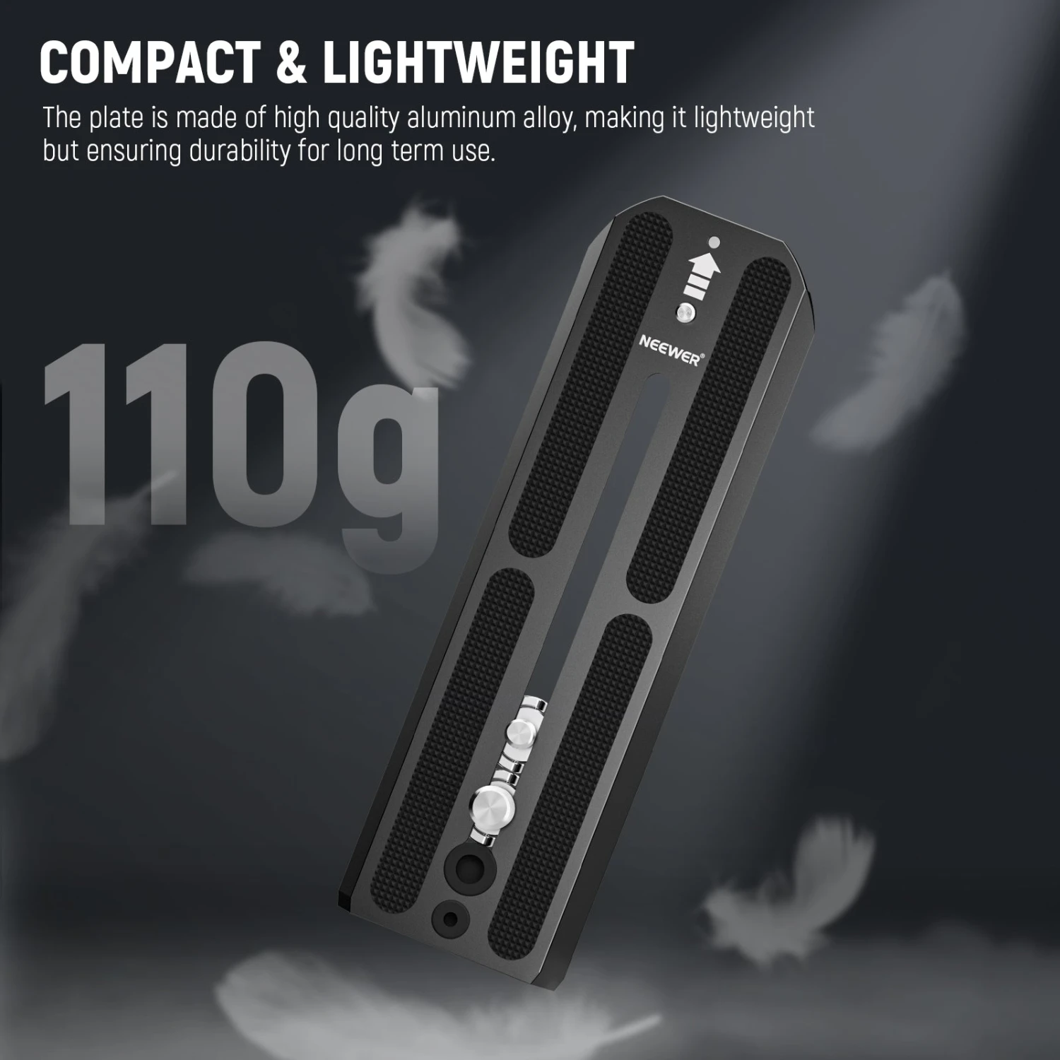 NEEWER QR6 Quick Release Plate For 501PL 504PL 4 NEEWER QR6 Quick Release Plate For 501PL 504PL - Image 4