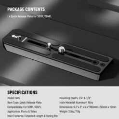 NEEWER QR6 Quick Release Plate For 501PL 504PL 15 NEEWER QR6 Quick Release Plate For 501PL 504PL -Photography Equipment 10103683 7