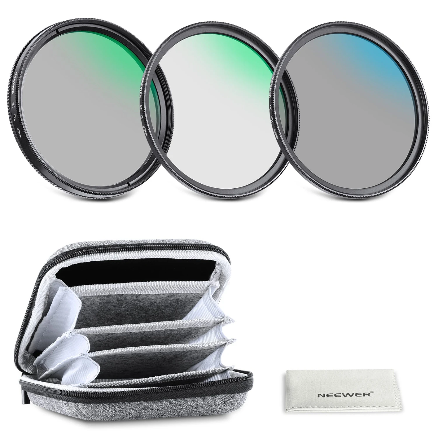 NEEWER NW SERIES A UV&CPL&ND4 Lens Filter Kit 1 NEEWER NW SERIES A UV&CPL&ND4 Lens Filter Kit