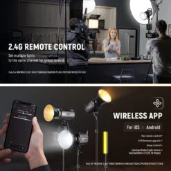 NEEWER FS150B 130W Bi-Color LED Video Light 15 NEEWER FS150B 130W Bi-Color LED Video Light -Photography Equipment 10103865 6