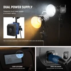 NEEWER FS150B 130W Bi-Color LED Video Light 16 NEEWER FS150B 130W Bi-Color LED Video Light -Photography Equipment 10103865 7