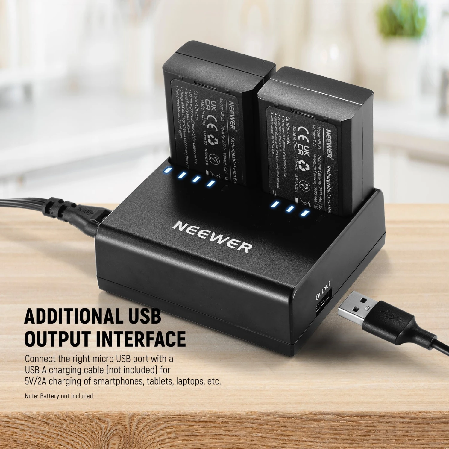 NEEWER NC2-Z1 Dual Slot Battery Charger Kit For Z2 Z1 Z760 Z880 7 NEEWER NC2-Z1 Dual Slot Battery Charger Kit For Z2 Z1 Z760 Z880 - Image 7