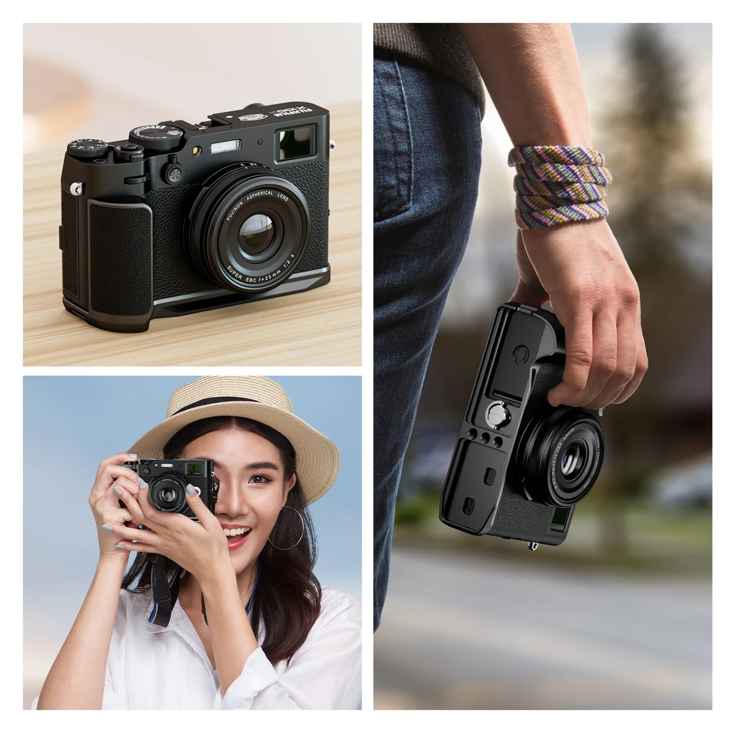 NEEWER CA083/CA084 Baseplate For Fujifilm X100VI And X100V 6 NEEWER CA083/CA084 Baseplate For Fujifilm X100VI And X100V - Image 6