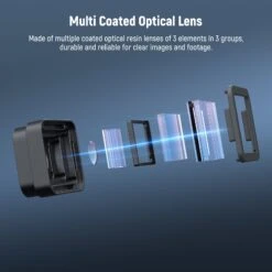 NEEWER LS-56 1.2x Anamorphic Lens Compatible With GoPro Hero 12 11 10 9 -Photography Equipment 10104109 5