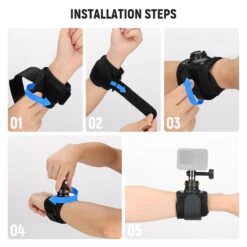 NEEWER GP21 Wrist Strap Mount For Action Camera -Photography Equipment 10104188 5