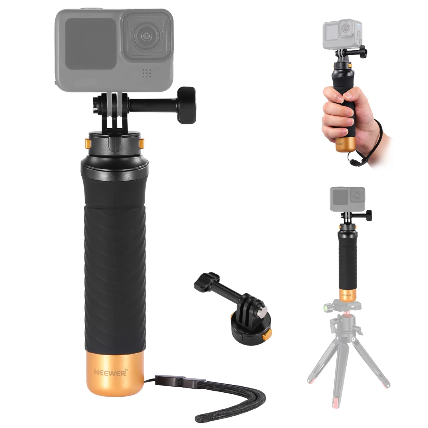 NEEWER GP23 Floating Hand Grip For Action Camera 1 NEEWER GP23 Floating Hand Grip For Action Camera