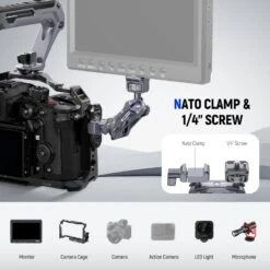 NEEWER UA072 Lightweight Magic Arm 12 NEEWER UA072 Lightweight Magic Arm -Photography Equipment 10104228 4