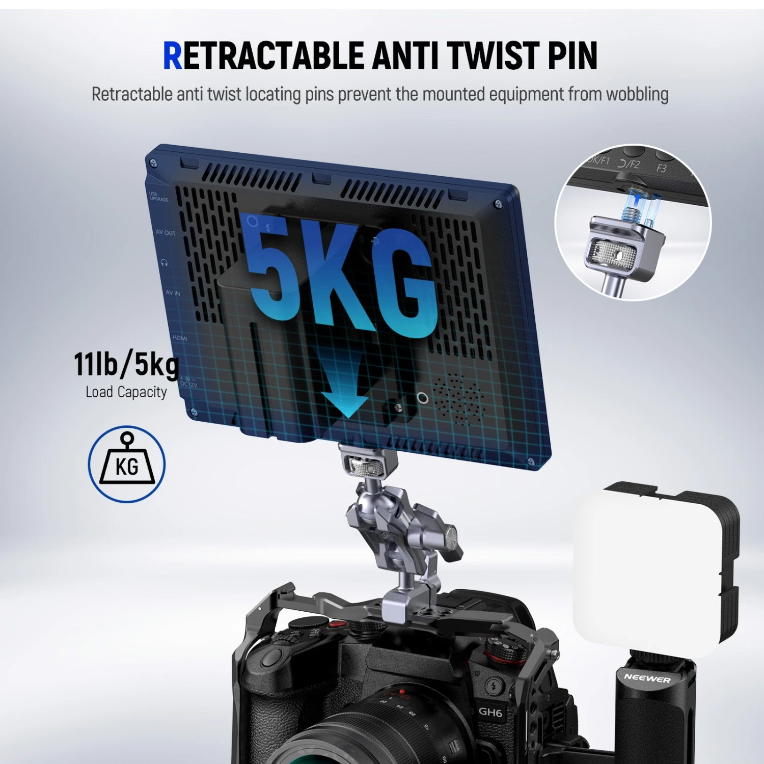 NEEWER UA072 Lightweight Magic Arm 7 NEEWER UA072 Lightweight Magic Arm - Image 7