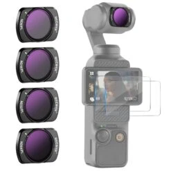 NEEWER FL-55 4-Pack Magnetic ND/PL Filter Set For DJI Osmo Pocket 3