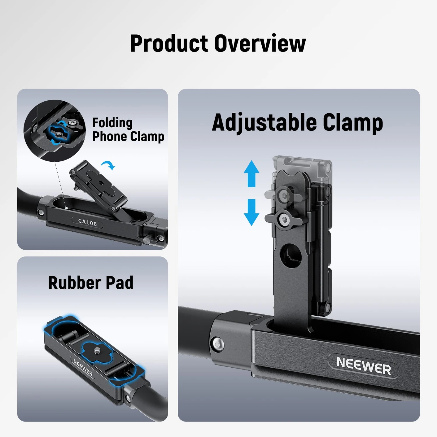 NEEWER CA106 U Shaped Metal Stabilizer Rig 6 NEEWER CA106 U Shaped Metal Stabilizer Rig - Image 6