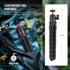 NEEWER T72 Mini Flexible Tripod With Remote -Photography Equipment 10104469 7