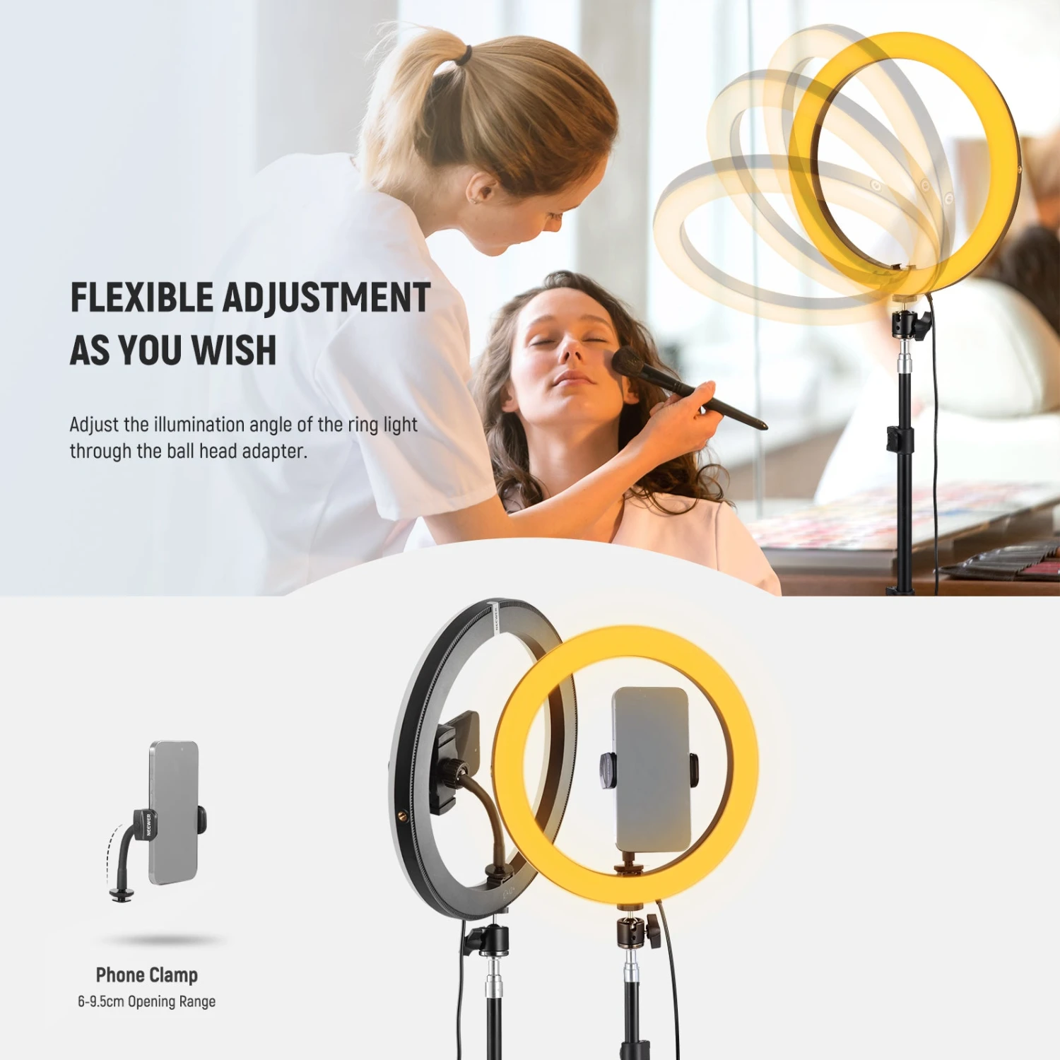 NEEWER RH12B 12" 24W High Power LED Ring Light 3 NEEWER RH12B 12" 24W High Power LED Ring Light - Image 3