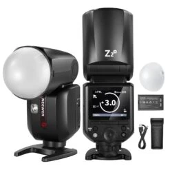 NEEWER Z2 3000mAh Battery TTL Round Head Flash Speedlite With Diffuser -Photography Equipment 10104958 Z2N 1