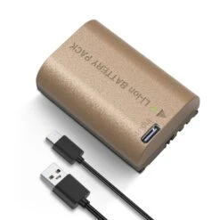 NEEWER 2400mAh LP-E6P LP-E6 LP-E6N LP-E6NH Replacement Battery With Type C