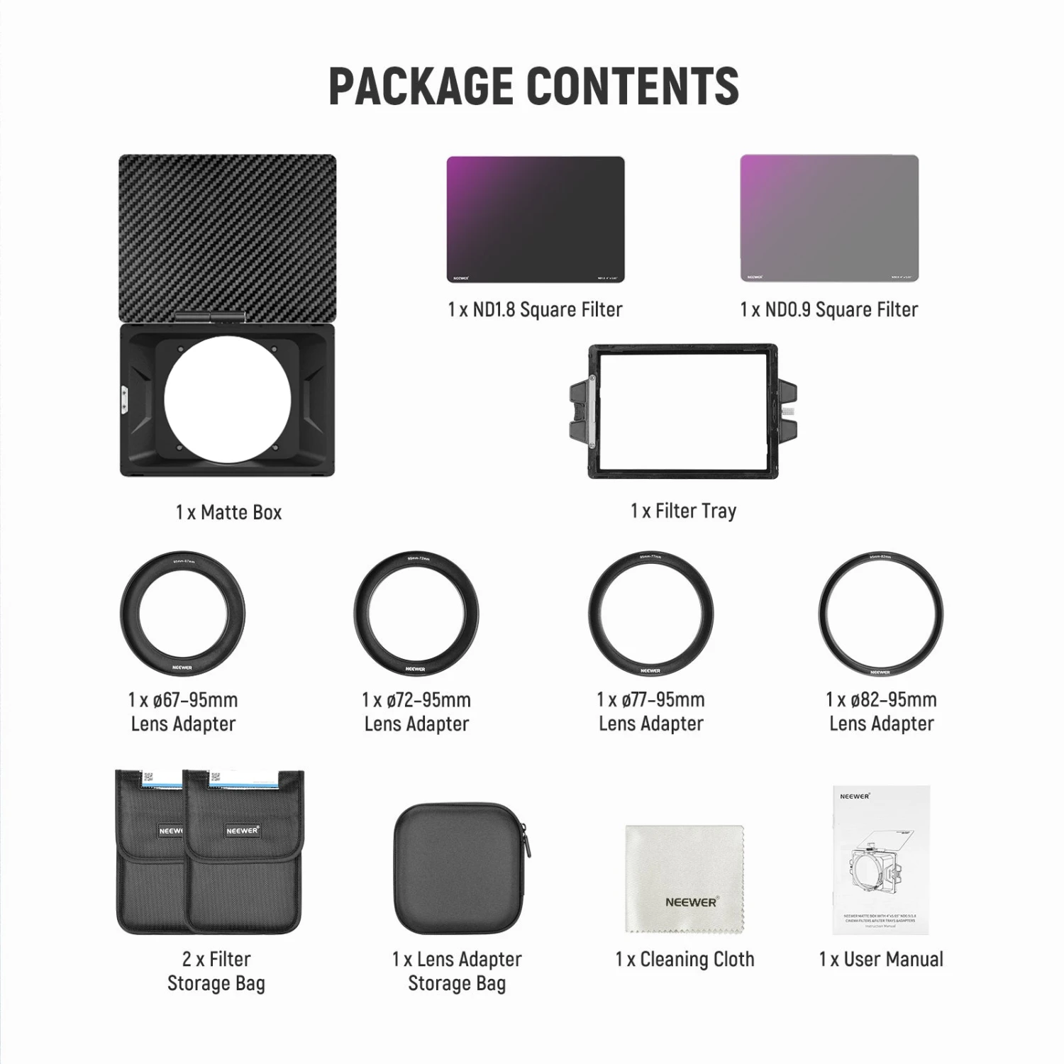 NEEWER PG009 Mini Matte Box Kit 8 NEEWER PG009 Mini Matte Box Kit - Image 8